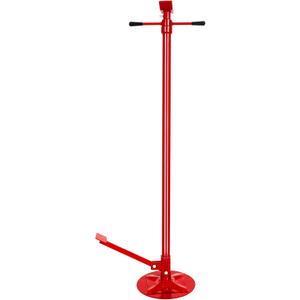 EASYBERG Under Hoist Jack Stand with Foot Pedal 3/4 Ton Capacity, Underhoist Support Stand Pole Jack Lifting from 52 to 76 Inch with 12 Inch Diameter Steel Base and U-Shaped Saddle