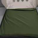 DECOLURE 100% Viscose Derived from Bamboo Sheets King Size - Luxury 6 Pc Naturally Cooling Sheets, Ultra Soft Bed Set - Deep 17" Pockets, Durable Double Stitching, Oeko Tex Standard (Olive)