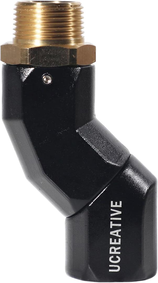 3/4 Inch NPT Fuel Hose Swivel 360 Rotating Connector for Fuel Nozzle Multi Plane Fuel Plane Swivel