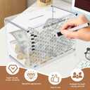 Smash Box for Money, Clear Acrylic Large Size Unbreakable Piggy Bank, Piggy Bank for Adults, Money Saving Challenge for Cash Coin, Fun Home Decor(10x7x5.7in)