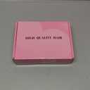 PREMPO Headband Wig Long Wavy Headband Wigs for Black Women, 180% Density Glueless Half Wig As Human Hair None Lace Front Wigs Wear and Go Synthetic Hair with Headband Attached, 20 Inch Black Wig