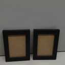 2 Pack 3.5X5 Black Picture Frames Made of Solid Wood and High Definition for Wall Decor or Table Stand Top Black Picture Frame Display 3.5 by 5 Frame Vertically or Horizontally as 5x3.5