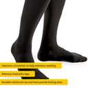 FUTURO Dress Socks for Men, Medium, Black, Firm (20-30 mm/Hg)