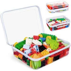 Bottom-Deepened 2.75''-3 Pack Clear Hard Shell Zipper Case L+M+S,Portable Zipper Bags Waterproof Cosmetics Bags,Organizer Pouch For Snacks,Toy,Diapers,Travel,White