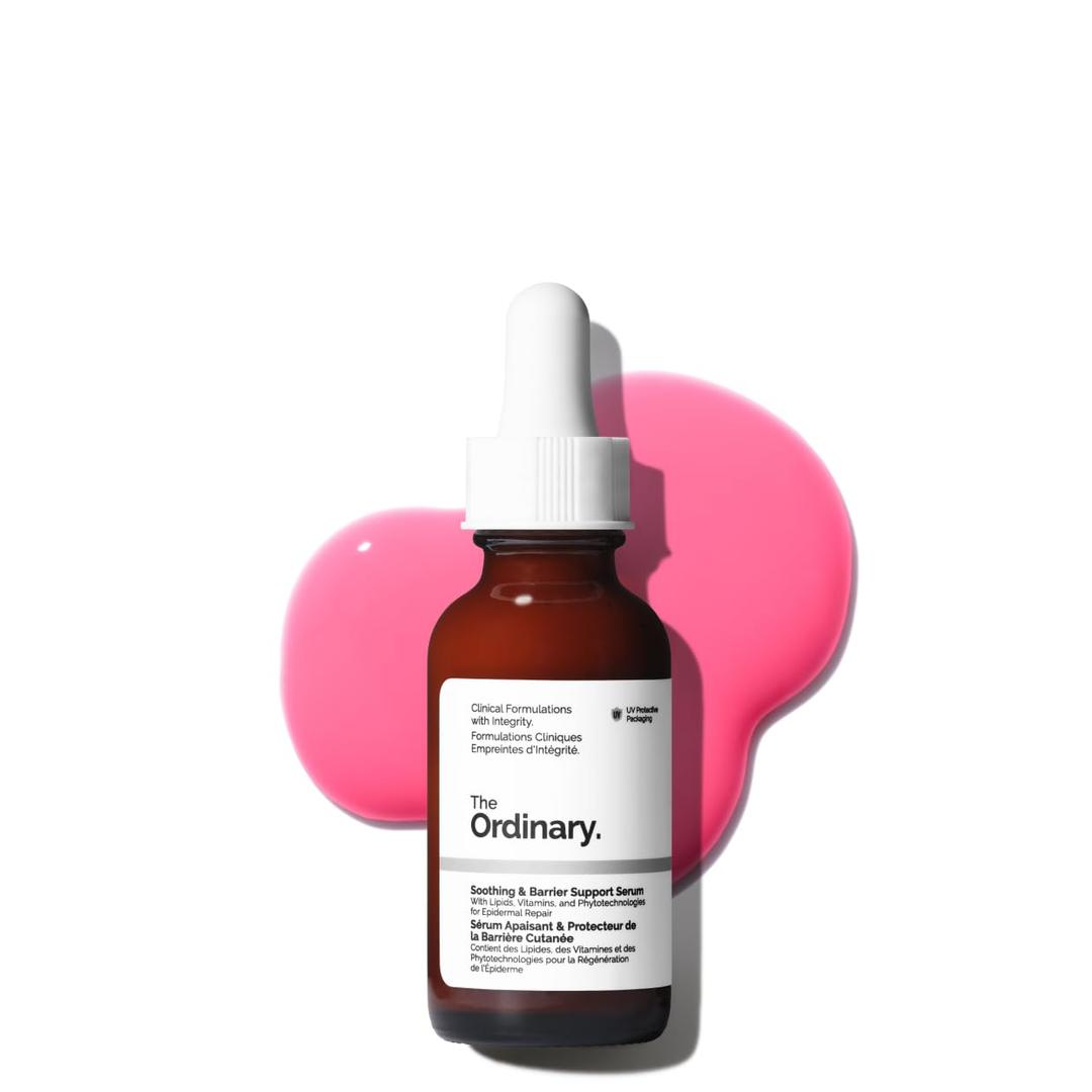 The Ordinary Soothing & Barrier Support Serum, Redness-Reducing & Hydrating Solution for Skin Barrier Recovery (1 Fl Oz (Pack of 1))