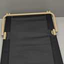 Menkxi Lifting Bed Backrest Portable Folding Adjustable Sit up Back Rest Multifunction Chair for Bed Change Angle of Backrest for Elderly Patients Back Neck Lumbar Support (Black,28.4 Inch)