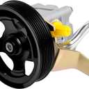 Power Steering Pump 21-394 Fits for Infini-ti EX35 EX37 FX35 FX37 G35 G37 M35 Q40 Q50 Q60 Q70 Q70L QX50 QX70 V6 3.5L 3.7L Power Assist Pump, Replace OE 49110-1CB0A, 491101CB0B