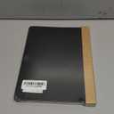 AHGXG Lined Spiral Journal Notebook, B5 Large Notebooks for Women Men, 140 Pages Hardcover Leather Notebook College Ruled, 100 GSM Paper, Notebooks for Work School Note Taking, 7.6" x 10", Black