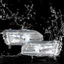 labwork 1 Pair Fog Lights Replacement for 2017-2020 Rogue S SL SV Hybrid Fog Driving Lights Switch Bezel Wires Clear Lens Fog Lights 261558995A 261508995A