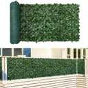 TANG Sunshades Depot 4' FT x 14' FT Artificial Faux Ivy Privacy Fence Screen Leaf Vine Decoration Panel with 130 GSM Mesh Back