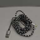 Charger Micro USB Cable - Black Rope