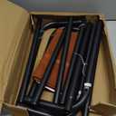 Bedsure Elevated Raised Cooling Cots Bed for Large Dogs, Portable Indoor & Outdoor Pet Hammock with Skid-Resistant Feet, Frame with Breathable Mesh, Terracotta, 49 inches