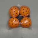 VisnzvLux Pack of 4 Orange Franklin X-40 Pickleball Balls 74mm