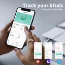 Smart Ring for Women & Men, Fitness Tracker with Heart Rate, SpO2, Blood Pressure & Sleep Monitoring, IP68 Waterproof, Long Battery Life, No Monthly Fees, for iPhone Android (9#&Floral)