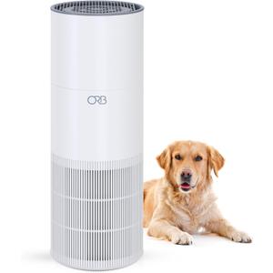 ORB 2-in-1 Air Purifier & Humidifier Combo for Bedroom  True HEPA Filter, Quiet, Auto Mode, No Mist, Removes Dust Smoke Odors Pet Dander, Top Fill, Covers 500 Sq Ft