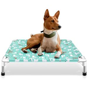 Elevated Dog Bed Pet cot - Pet Bed for Medium Dogs | Elevated Pet Bed for Indoor and Outdoor Use for Medium Pets