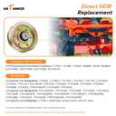 Antanekr 173437 532173437 Flat Idler Pulley for Craftsman Lawn Mower Tractor, Mower Pulley Fits Husqvarna Poulan 42 44 Deck Replace 131494 532131494 173438 165888 LT16542 LT18452 LTH1342, 2 Pack