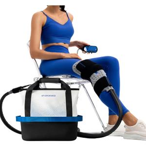 CF-2 Flex Cold Therapy Machine  Compact Overnight Cold Therapy System for Knee, Shoulder & Post Surgery Recovery, 810 Hour Cooling, Quiet Ice Circulation Therapy Device