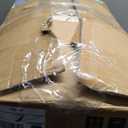 Outdoor Chair Cushions Set of 4, Waterproof Backrest and Deep Seat Cushion Set for Patio Furniture, Outdoor Sofa Replacement Cushions with Removable Cover, 24 x 24 Inch, Cream