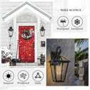 Outdoor Light Fixtures Wall Mount, Waterproof Exterior Wall Lanterns with Glass, Outside Wall Sconces, Front Porch Lights for House Garage Doorway Patio (Black, Clear Glass)