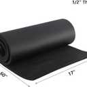 Closed Cell Foam Roll, Easy to Cut into Foam Sheets & Foam Pads for Sound Insulation, Cushion & DIY Projects (1/2" T x 17" W x 60" L)