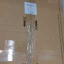 Folding TV Tray Adjustable Dinner - Trays for Eating On Couch Wooden Tables Mate Stand Foldable Desk with Cup Holder Portable (Rustic)