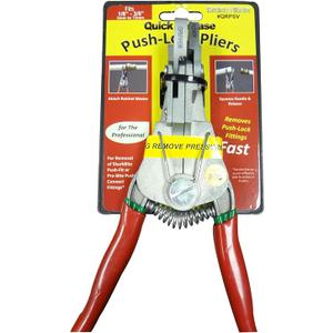 Quick release push lock pliers