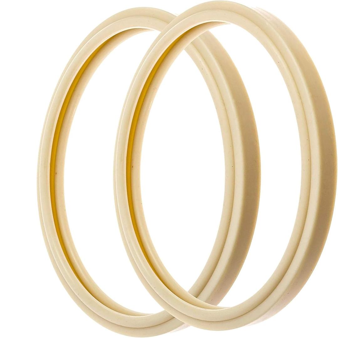 (1 Set) 8 3/8" Pool Light Lens Gasket  - Exact Replacements for Pentair 79101600Z and 79104800 - Compatible with Pentair IntelliBrite, AmerLite, and SAM Amerlite Lights ((2 Sets) 8 3/8" Gasket , Beige)