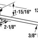 Prime-Line H 4102 Old Style Casement Window Adjuster, Solid Brass (Single Pack)