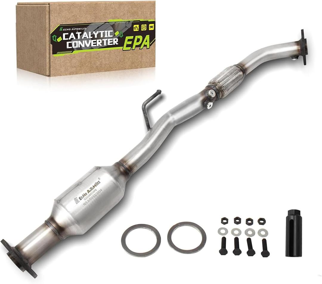 Rear Catalytic Converter Compatible with Toyota Camry 2007-2011, Toyota Solara 2006 2007 2008 2.4L L4 Catalytic Convertor W/Gasket EPA Compliant