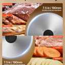 VEVOR Meat Slicer, 7.5" Electric Deli Slicer with 2 SUS420 Blades