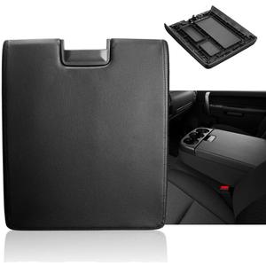 Center Console Armrest Lid with Latch for 2007-2013 Chevy Tahoe/Avalanche, 2008-2014 Silverado/GMC Yukon(XL)/Sierra 1500/2500/3500, Center Console Cover Repair Kit, Replaces OEM 20864154, Black