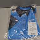 LULY YANG DSP Women's Active Polo - Short Sleeve (Blue, L)