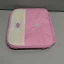 Red First Aid Bag Empty 1st Aid Bag Medical Travel Case First Responder Emergency Storage Compact Medicine Bags for Car Home Office Kitchen Sport Outdoors (Pink)