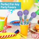 2 x Colorful Chocolate Candy Cane - 4 Canes of Candy for Party Favors, Gifts, Buffets, Everyday Snacking, and Seasonal Treats for Kids and Adults (4-Wands) (EXP 01/01/26)