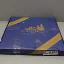 Farmhouse Oak 18" Lazy Susan Turntable Organizer for Cabinet, Round Wooden Lazy Susan Organization and Storage for Dining Table, Pantry, Kitchen, Countertop, Cupboard,Home Decor, Walnut Wood (18")