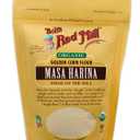 Bob's Red Mill Organic Masa Harina Flour, 24oz (Pack of 4) - Non GMO, Vegan, Kosher (EXP 10/15/25)