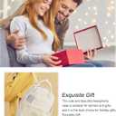 Aitipy Compatible with Airpods Pro 2 Case, Cute White Floral Aesthetic Design with Carabiner, Soft TPU Skin Anti-Scratch Shockproof Protective Cover for Women Girls