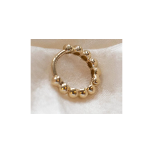 18K Gold Plated Stainless Steel Piercing Hoop Nose or earring