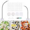 OurWarm 9.35FT & 6FT Balloon Arch Kit, Free Bending Shape Balloon Arch Stand with Base, Floor Half Balloon arch for Wedding Birthday Party Baby Shower Yard Lawn Home Graduation Party Decorations