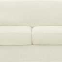 SUBRTEX 3 Piece Sofa Cover High Stretch Couch Slipcover for 2 Cushion Soft Sofa Slipcover Loveseat Cover Jacquard Fabric Furniture Covers with Elastic Bottom Machine Washable(Ivory,Loveseat)
