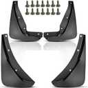 YHTAUTO Set of 4 Mud Flaps Splash Guards Accessories Replacement for Dodge Challenger 2015-2022 Coupe, Without Factory Fender Flares, Front and Rear LH RH, Black