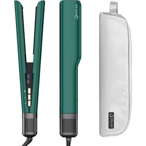 IG INGLAM Air Straightener, Style From Wet Hair, 2.2" Dryer Straightener, 200M Negative Ionic, One-Step Air Straight for Medium and Long Hair (14"-30"), Dark Green