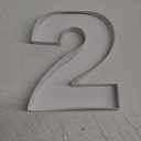 10”Cardboard Number Mache Chocolate Covered Strawberries Fillable Sweets Candy Container Box (White, 2)