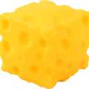 Yellow Cheese Squishy Slow Rising, Squishy Squeeze Cheese Block, Soft Novelty Toy, Stress Balls for Adults Rebounding Sensory Squishys Cheese (Large)