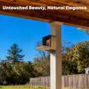 Birdfy Smart Bird Feeder with Camera, High-End Bamboo, Solar Powered, 2K HD Live Stream, Auto Capture Birds & Notify in Time, AI Recognition, Ideal Present for Bird-Watching&Learning