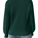 Nleyook Womens Sweaters Long Sleeve Pullover Loose Round-Neck Lantern Sleeveharmony Drop Shoulderknitted Sweater, Medium