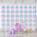 NISOCY 48PCS Iridescent Square Foil Balloons Wall Backdrop Holographic Balloons Tunnel Garland Arch Kit for Birthday Wedding Graduation Bridal Baby Shower New Year Rainbow Party Decorations