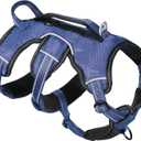 Tuff Pupper Escape Proof No Escape Dog Harness | 5 Point Adjustable Fit Harness for Dogs | Padded Dog Harnesses | Handle Dog Lift Harnesses (Small, Midnight Blue)
