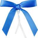Restaurantware - Gift Tek 3 x 2.5 Inch Satin Ribbon Bows, 4000 Twist Tie Bows - Pre-Tied, Vibrant, Royal Blue Polyester Gift Wrapping Bows, For Treat Bags, Crafts, Packages, Decoration- Restaurantware
